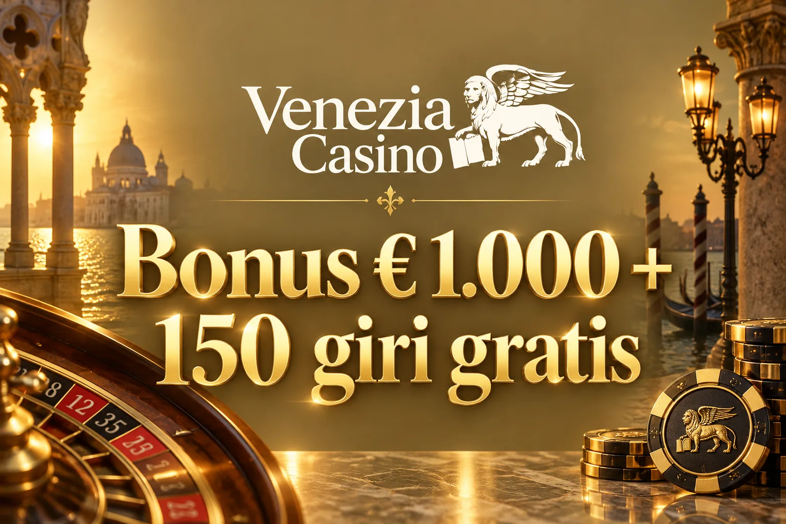 € 1.000 + 150 giri gratis
